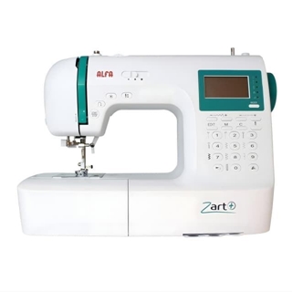 Máquina de Coser Electrónica ALFA Zart Plus para Patchwork y Costura Creativa (404 Puntadas) - Imagen 1