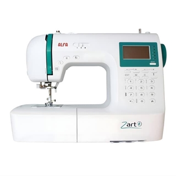 Máquina de Coser Electrónica ALFA Zart Plus para Patchwork y Costura Creativa (404 Puntadas) - Imagen 1