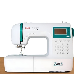 Máquina de Coser Electrónica ALFA Zart Plus para Patchwork y Costura Creativa (404 Puntadas) - Imagen 2