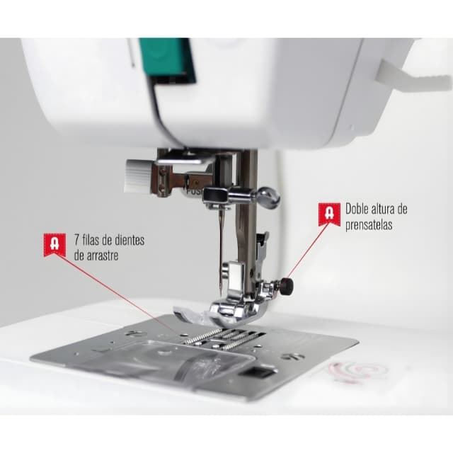 Máquina de Coser Electrónica ALFA Zart Plus para Patchwork y Costura Creativa (404 Puntadas) - Imagen 8