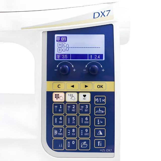 Máquina de Coser Electrónica Juki HZL-DX5 Quilt & Pro Special (185 Puntadas) - Imagen 3
