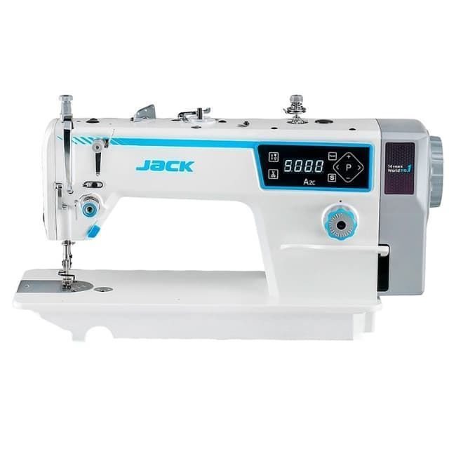 Máquina de Coser Industrial Jack JK-A2C-C de 1 Aguja con Cortahílos Automático y Motor Mighty Ape - Imagen 1