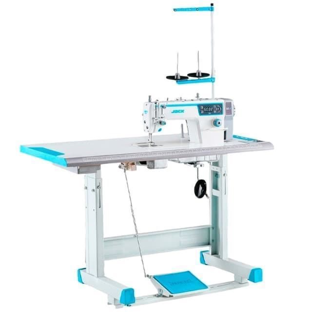 Máquina de Coser Industrial Jack JK-A2C-C de 1 Aguja con Cortahílos Automático y Motor Mighty Ape - Imagen 2