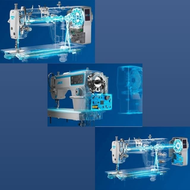 Máquina de Coser Industrial Jack JK-A2C-C de 1 Aguja con Cortahílos Automático y Motor Mighty Ape - Imagen 7