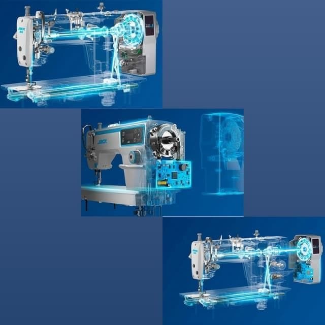 Máquina de Coser Industrial Jack JK-A2C-C de 1 Aguja con Cortahílos Automático y Motor Mighty Ape - Imagen 7