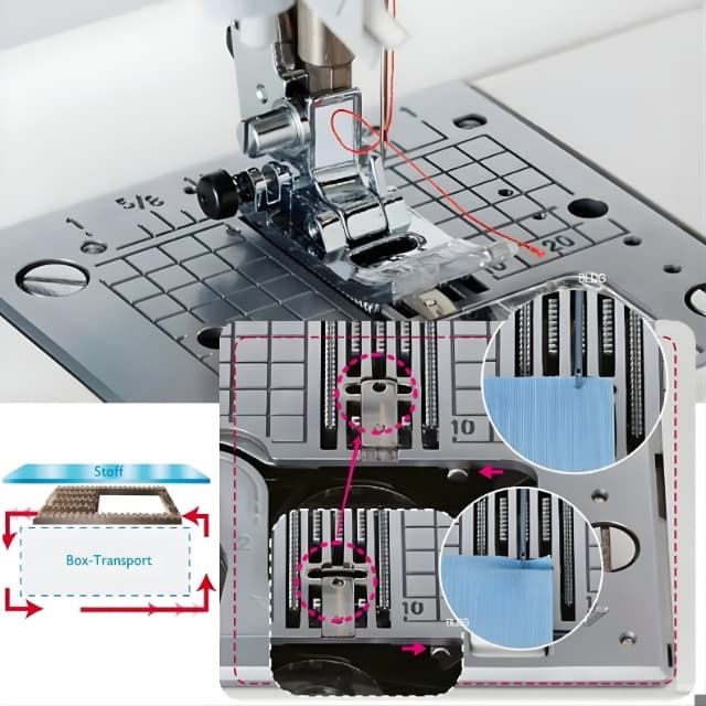Máquina de Coser Juki HZL-DX3 Quilt & Pro Special con 155 Puntadas y 16 Ojales Automáticos - Imagen 6