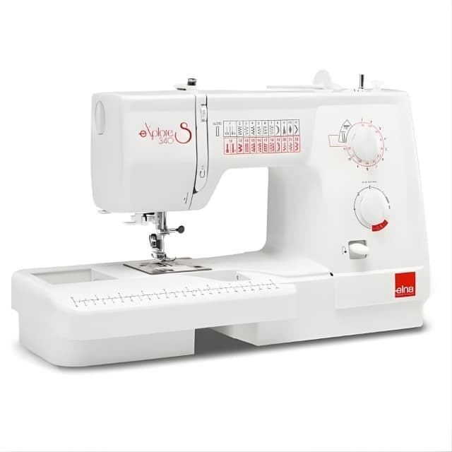 Máquina de Coser Mecánica Elna 340 EXPLORE con 23 Puntadas, Ojal Automático y Maleta Rígida - Imagen 2