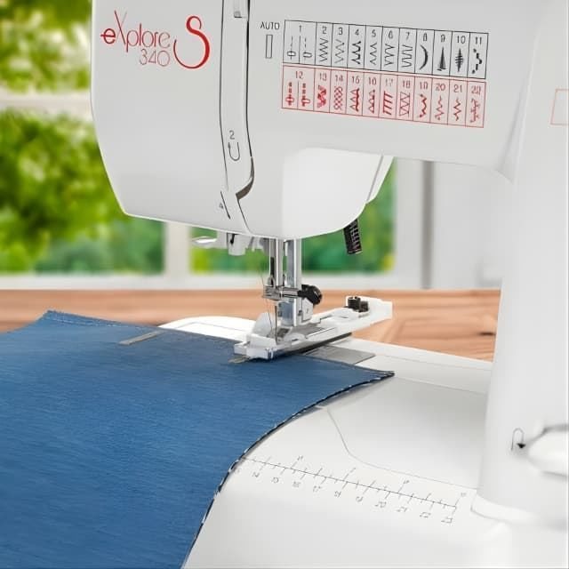 Máquina de Coser Mecánica Elna 340 EXPLORE con 23 Puntadas, Ojal Automático y Maleta Rígida - Imagen 6