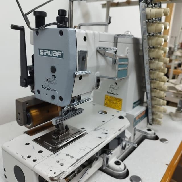 Maquina de coser multi agujas cadeneta 12 agujas Siruba - Imagen 7