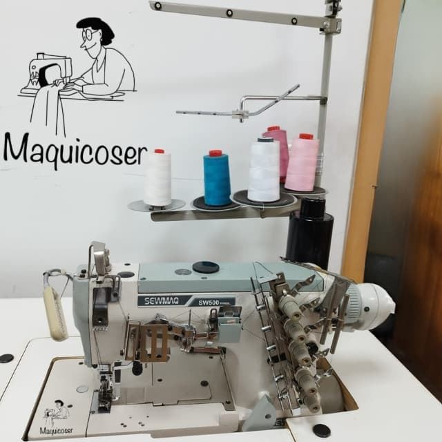 Maquina de coser recubridora con cortahilos Sewmaq - Imagen 3