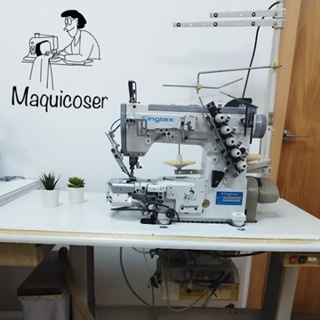 Maquina de coser recubridora  kingtex - Imagen 1