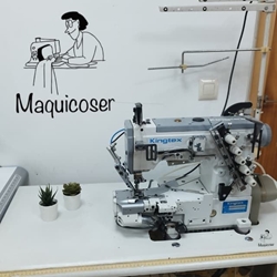 Maquina de coser recubridora  kingtex - Imagen 2