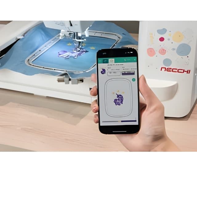 Máquina de Coser y Bordar Electrónica Necchi NE210 con Pantalla Táctil y 2 Bastidores - Imagen 5