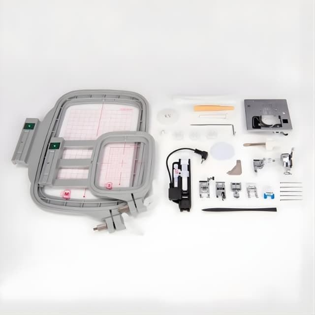 Máquina de Coser y Bordar Electrónica Necchi NE210 con Pantalla Táctil y 2 Bastidores - Imagen 7