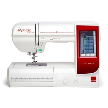 Máquina de Coser y Bordar Elna eXpressive 850— Todo en Una Brazo Libre y Área de Bordado 170x200 mm - Imagen 1