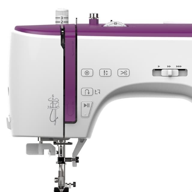 Necchi NC204D – Máquina de Coser Electrónica con 439 Puntadas, 13 Ojales y 3 Alfabetos - Imagen 4