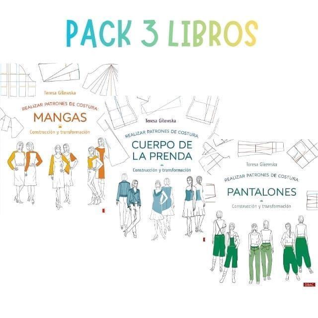 Pack Libros Patronaje Teresa Gilewska – Pantalones, Cuerpo y Mangas (Construcción y Transformación) - Imagen 1
