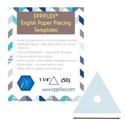 Plantilla Eppiflex Triángulo 1 1/4" (3,17 cm) para Patchwork y English Paper Piecing - Imagen 1